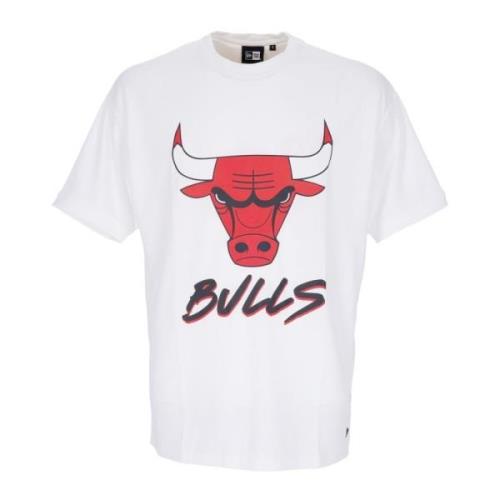 Chicago Bulls Script Mesh Tee New Era , White , Heren