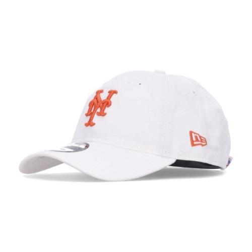 NY Mets Gebogen Klep Pet New Era , White , Unisex