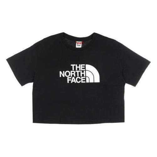 Zwarte Cropped Easy Tee T-shirt The North Face , Black , Dames