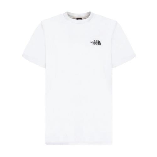 Wit Logo Print T-Shirt The North Face , White , Dames