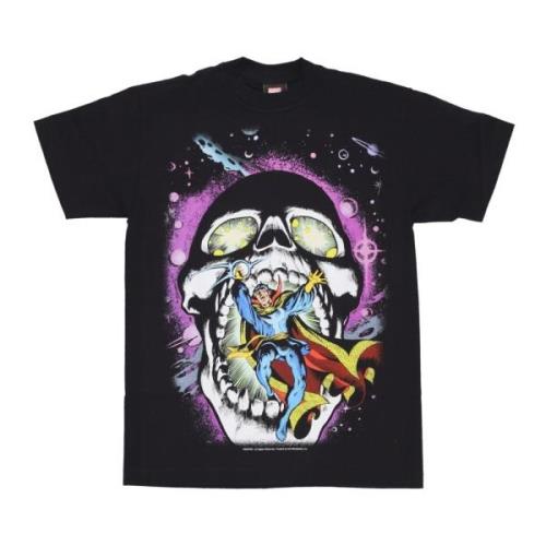 Avengers Skull Tee Zwart T-shirt HUF , Black , Heren