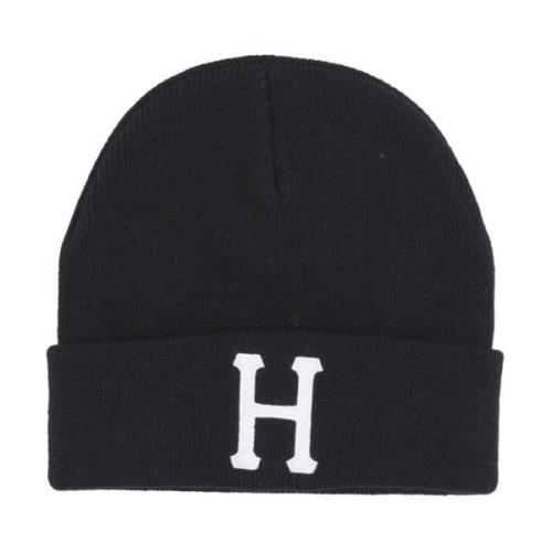 Forever Beanie Muts Zwart HUF , Black , Heren