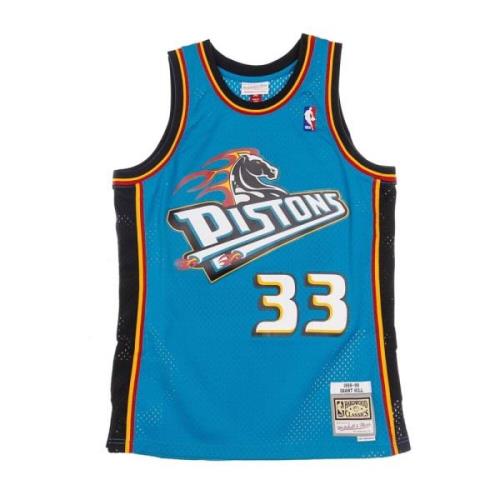 Grant Hill Swingman Tank Top Mitchell & Ness , Blue , Heren