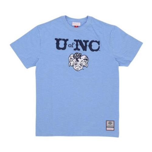 Ncaa Tar Heels Basketball Team Tee Mitchell & Ness , Blue , Heren