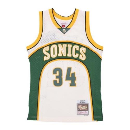 Seattle Supersonics Basketball Tank Top Mitchell & Ness , White , Here...