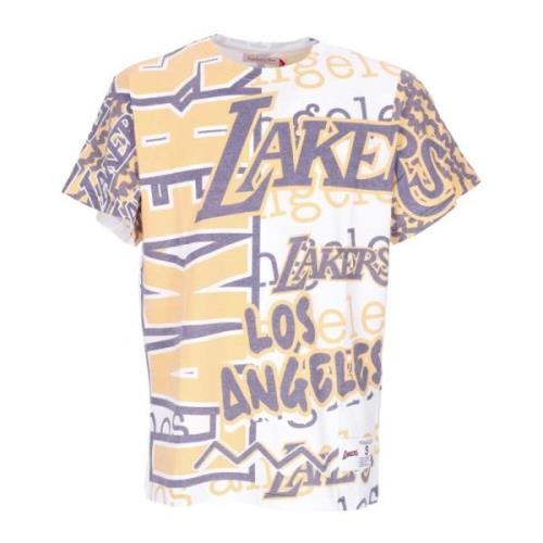 NBA Jumbotron 2.0 Tee Los Angeles Lakers Mitchell & Ness , Multicolor ...