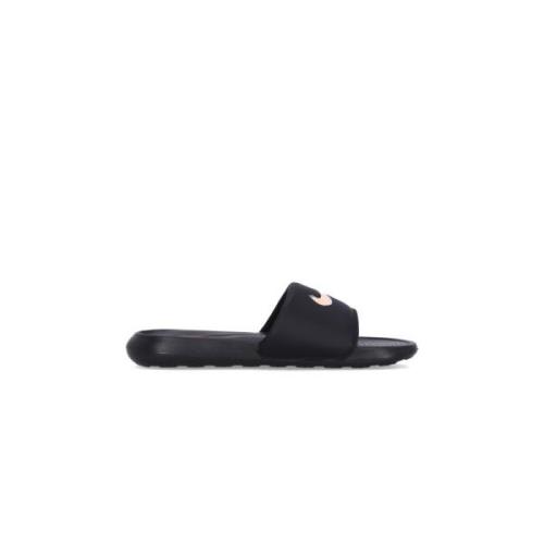 Swoosh Slide Heren Slippers Zwart Nike , Black , Heren