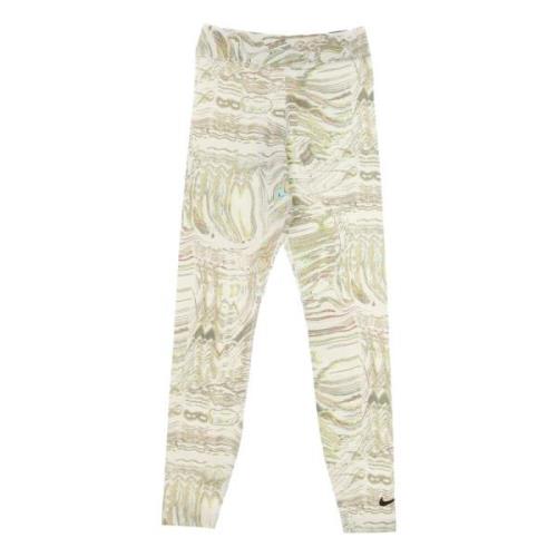 All Over Print Leggings Hoge Taille Nike , White , Dames