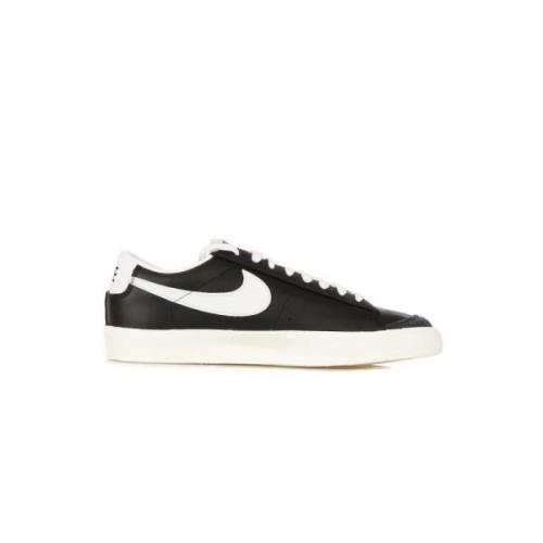 Vintage Lage Sneakers Zwart/Wit Nike , Black , Heren