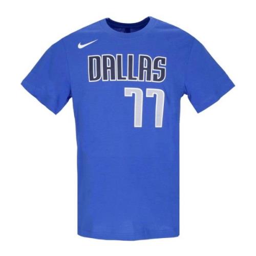 Luka Doncic NBA Tee Nike , Blue , Heren