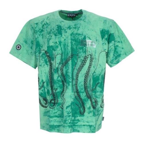 Groene Horror Pack Tee Korte Mouw Octopus , Green , Heren