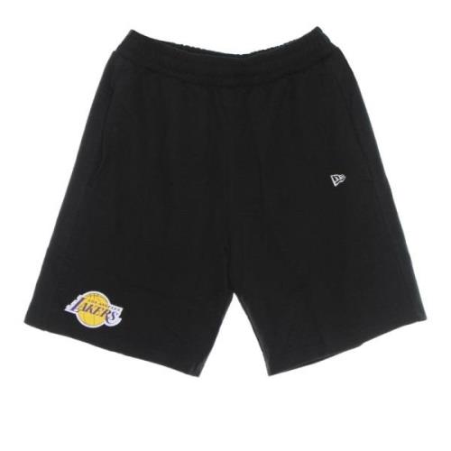 NBA Team Logo Shorts Los Angeles Lakers New Era , Black , Heren