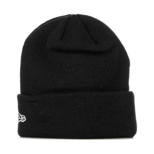 Zwarte Gebreide Manchetmuts NFL Stijl New Era , Black , Unisex