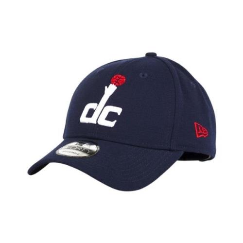 NBA Wizards Gebogen Klep Pet New Era , Blue , Unisex