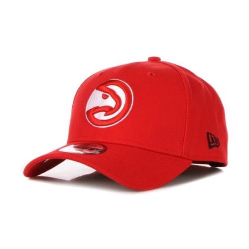 Atlanta Hawks Gebogen Klep Pet New Era , Red , Unisex