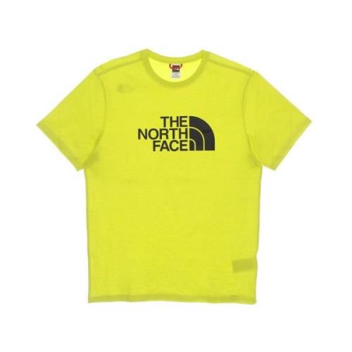 Zuur Geel Heren Tee Korte Mouw The North Face , Yellow , Heren