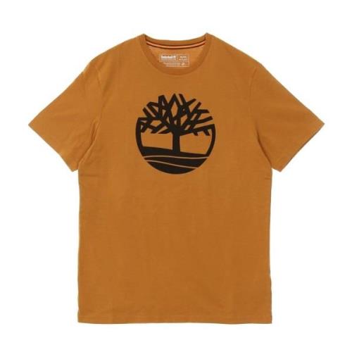 Boom Tee Tarwe Boot Heren T-shirt Timberland , Brown , Heren