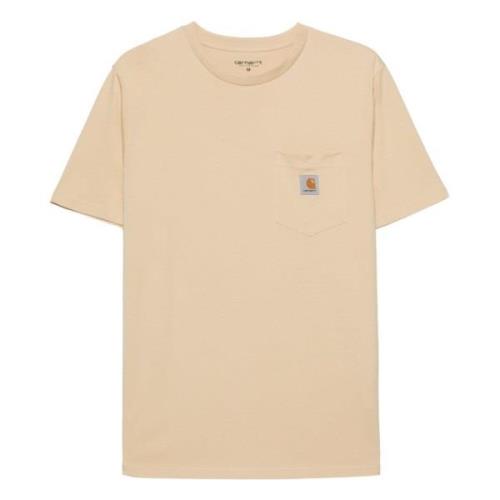 Zak T-shirt Carhartt Wip , Beige , Heren