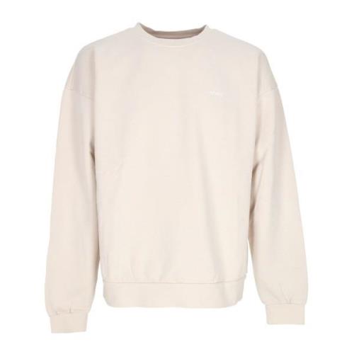 Lichtgewicht Crewneck Sweatshirt Pigment Clay Obey , Beige , Heren