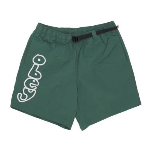 Palm Leaf Heren Shorts Obey , Green , Heren