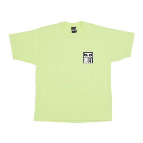 Iconische Celery Juice Heren T-shirt Obey , Green , Heren