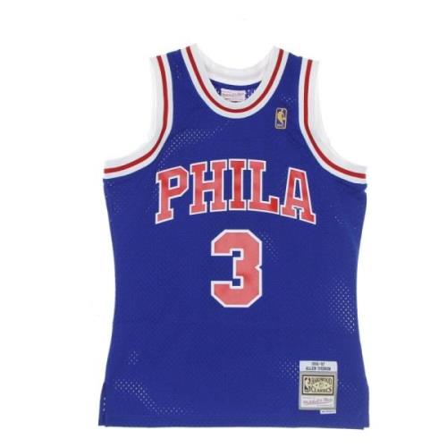 Allen Iverson NBA Swingman Jersey Mitchell & Ness , Blue , Heren