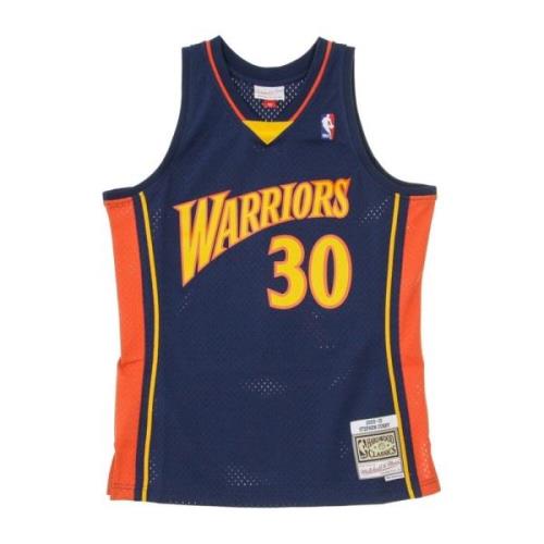 Stephen Curry Basketbal Tanktop Mitchell & Ness , Blue , Heren