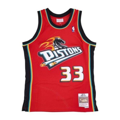 Grant Hill NBA Swingman Tank Top Mitchell & Ness , Red , Heren