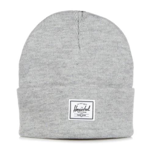 Lichtgrijze Beanie Muts Herschel , Gray , Heren