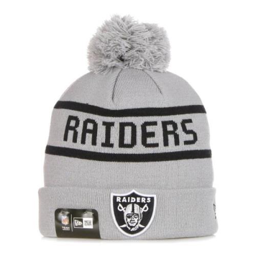 NFL Jake Pom Pom Beanie Hat New Era , Gray , Unisex