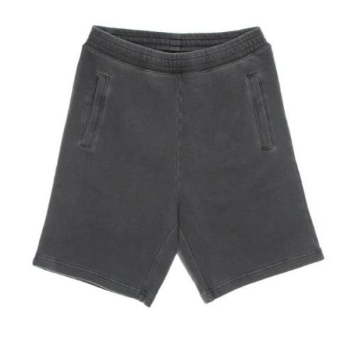 Zwarte Sweatshorts Elastische Taille Carhartt Wip , Black , Heren