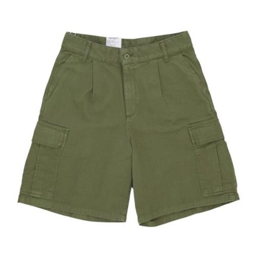 Cargo Shorts Licht Stof Heren Shorts Carhartt Wip , Green , Heren