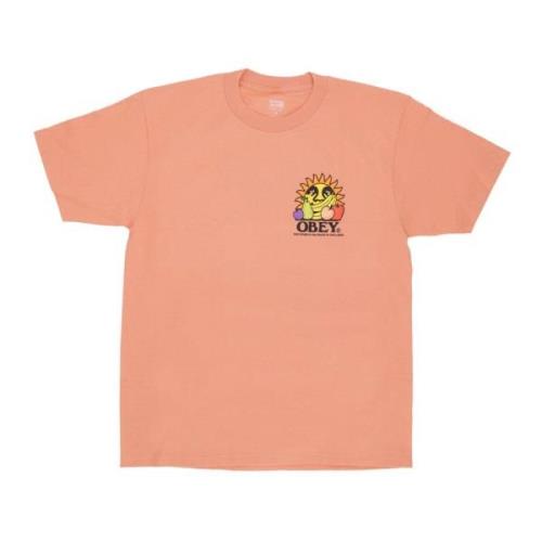 Toekomst Vruchten Arbeid Tee Citrus T-shirt Obey , Pink , Heren