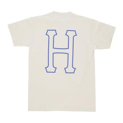 Mannen Tee Bone T-shirt Regular Fit HUF , White , Heren