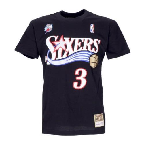 Allen Iverson NBA Tee Hardwood Classics Mitchell & Ness , Black , Here...