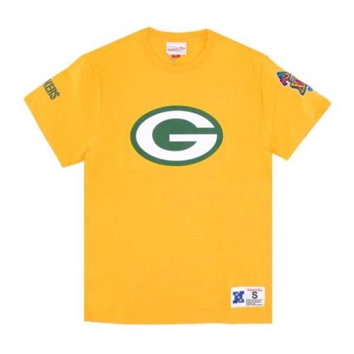 Green Bay Packers NFL T-shirt Mitchell & Ness , Yellow , Heren