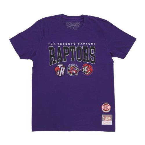 Toronto Raptors NBA Tee Mitchell & Ness , Purple , Heren