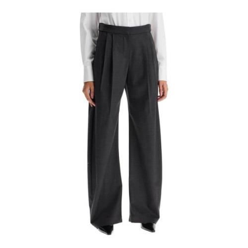 Stretchwollen pantalon met Monili-decoratie Brunello Cucinelli , Gray ...