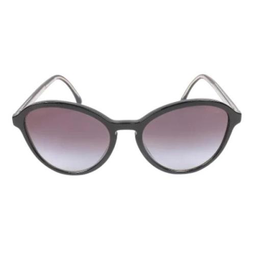 Pre-owned Plastic sunglasses Chanel Vintage , Black , Dames