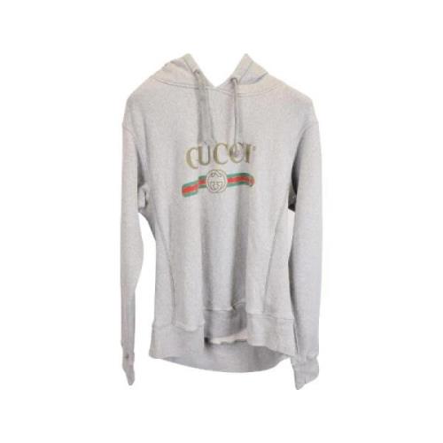 Pre-owned Hoodie Gucci Vintage , Gray , Heren