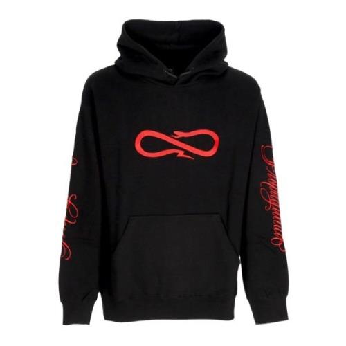 Demon Logo Lichtgewicht Hoodie Zwart Propaganda , Black , Heren