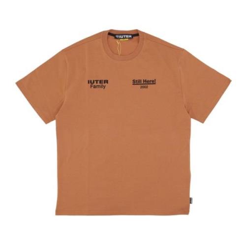 Cookie Heren Tee Korte Mouw T-shirt Iuter , Brown , Heren