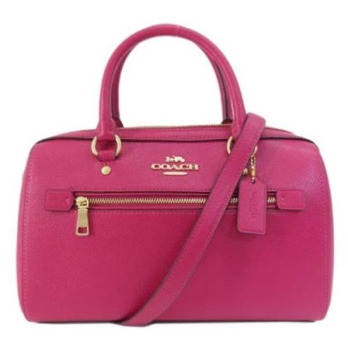 Pre-owned Plastic handbags Coach Pre-owned , Pink , Dames