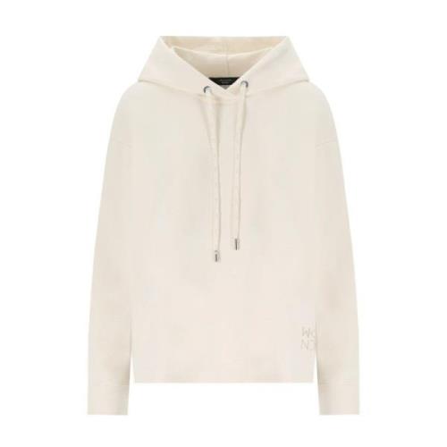 Ivoor Mirko Hoodie met Asymmetrische Snit Max Mara Weekend , Beige , D...