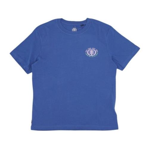 Navy Tee Heren Korte Mouw T-Shirt Element , Blue , Heren