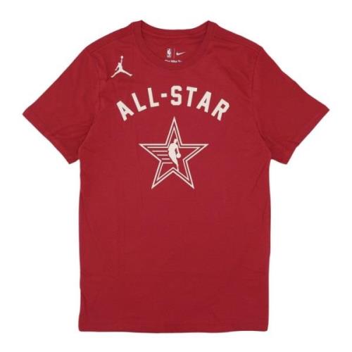 NBA All Star Game Tee Luka Doncic Jordan , Red , Heren