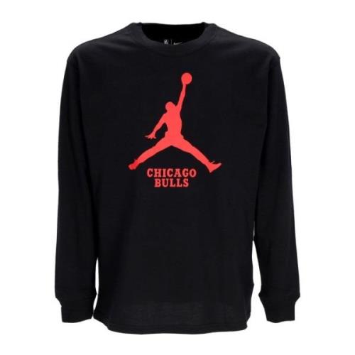 Chicago Bulls Longsleeve T-shirt Jordan , Black , Heren