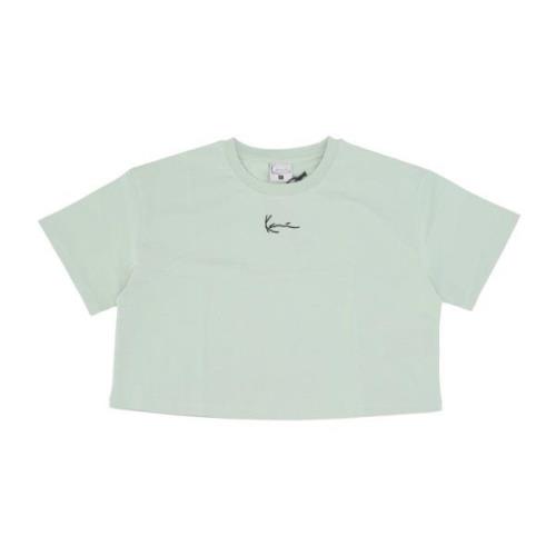 Essentiële Crop Tee Licht Mint Karl Kani , Green , Dames