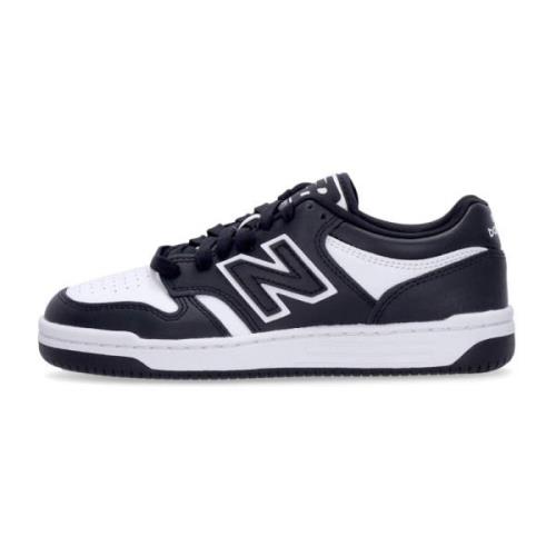 Zwart/Wit Lage Veterschoen New Balance , Black , Heren