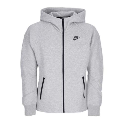 Sporty Hooded Zip Sweatshirt Nike , Gray , Dames